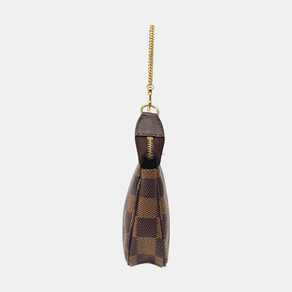 ACCESSOIRES Damier Ebene Coated Canvas Brown