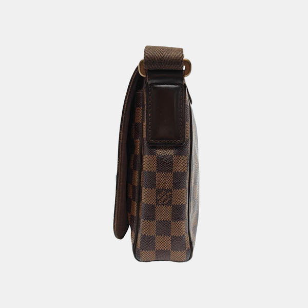BROOKLYN Damier Ebene Coated Canvas Brown