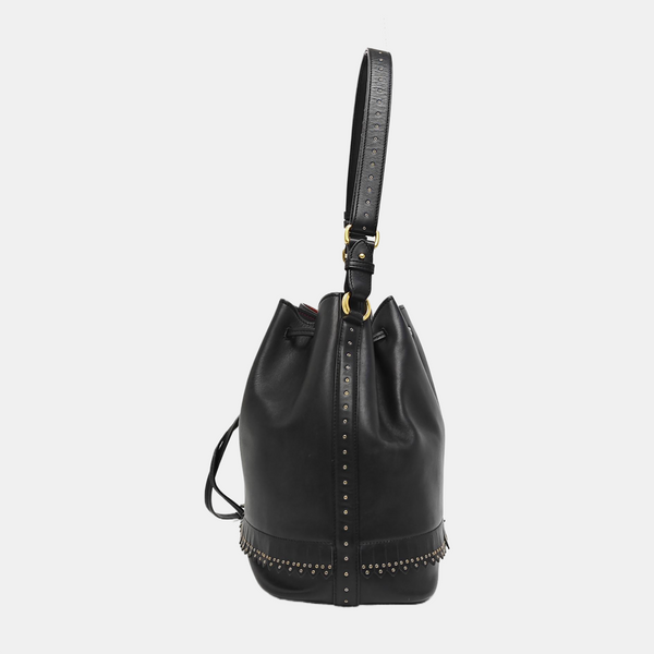 Calfskin Bucket Bag Black