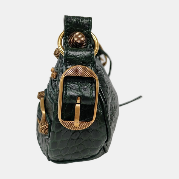 Le Cagole Small Calfskin Green