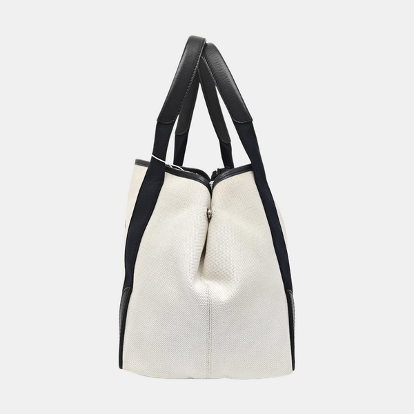 Navy Small Canvas White