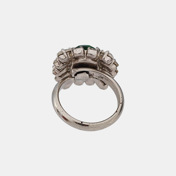 Metal Green Ring EU 53