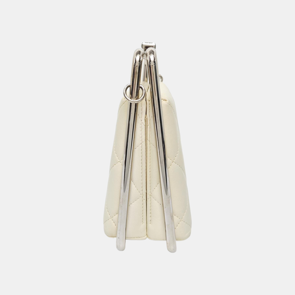 Quilted Lambskin White