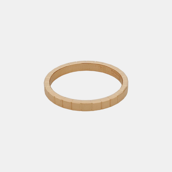 Ice Cube 18k Rose Gold Ring EU 53