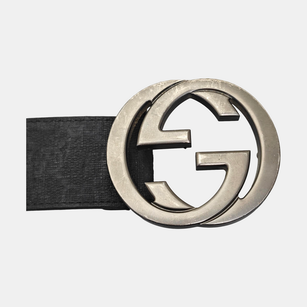 Coated Canvas Belt Black