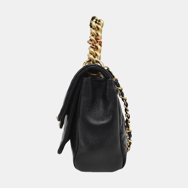 Quilted Lambskin Black