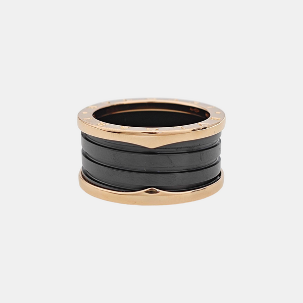 B.ZERO1 18k Rose Gold Ring EU 61