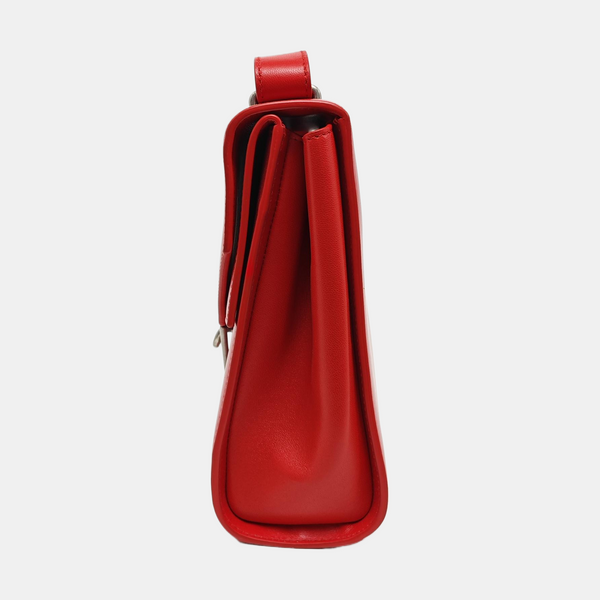 The Clip Calfskin Red