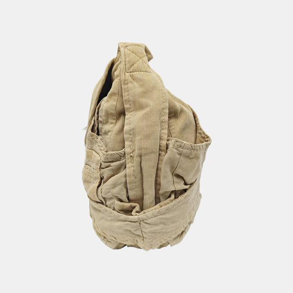 Fabric Shoulder Bag Beige