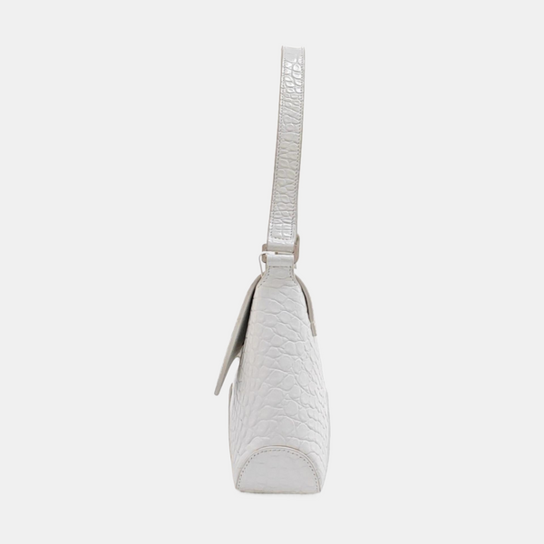 Calfskin Top Handle Bag White