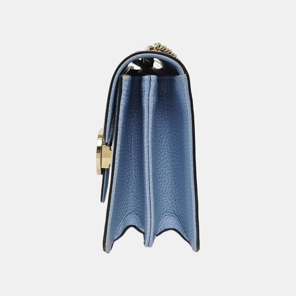 Interlocking G Small Calfskin Blue
