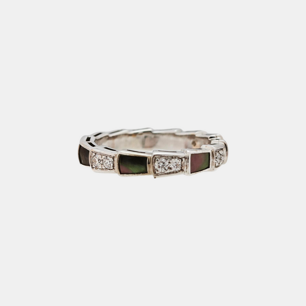 SERPENTI 18k Gold Silver Ring EU 51