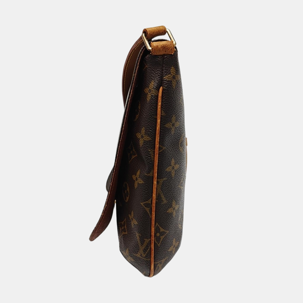 MUSETTE TANGO PM Monogram Coated Canvas Brown