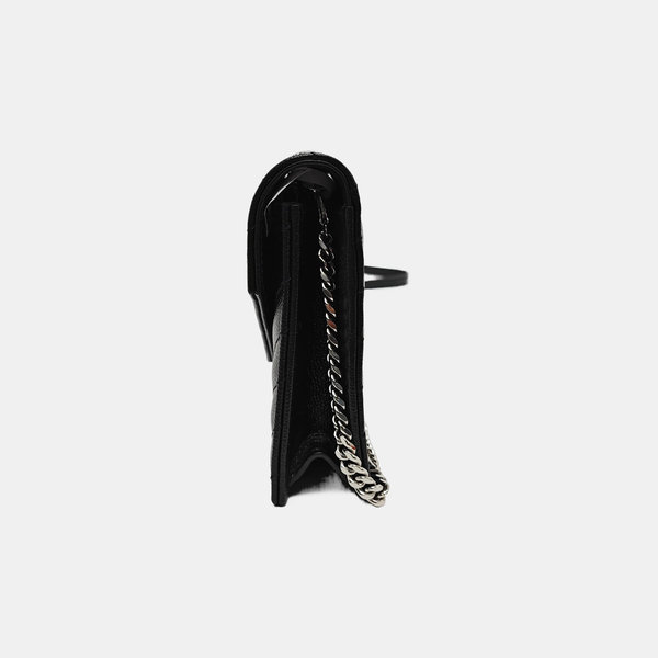 MONOGRAM WOC Chevron Calfskin Black