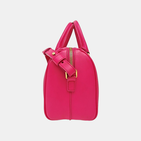 DUFFLE Calfskin Red