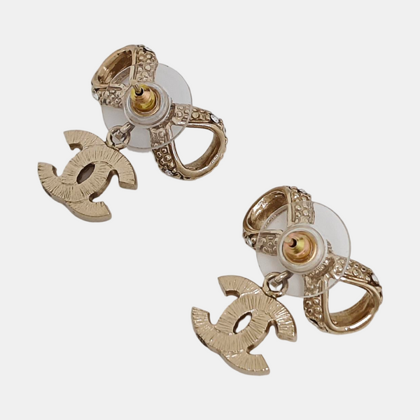 Metal Gold Stud Earrings