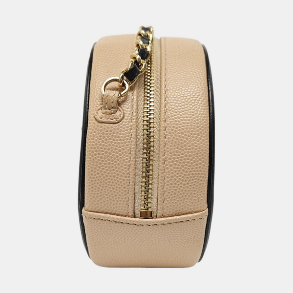 FILIGREE Mini Quilted Grained Calfskin Beige