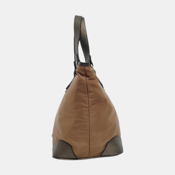 Special Material Top Handle Bag Green