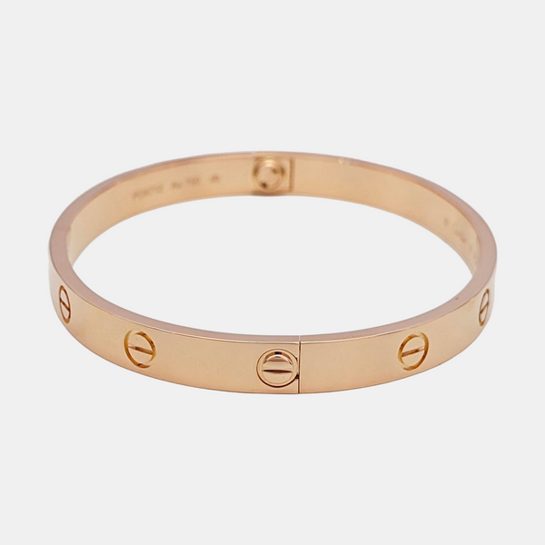 LOVE 18k Rose Gold Bangle