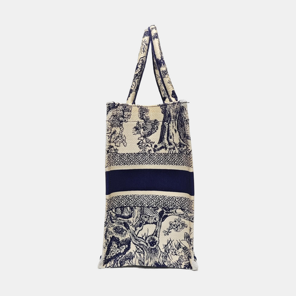 Book Tote Medium Canvas Blue