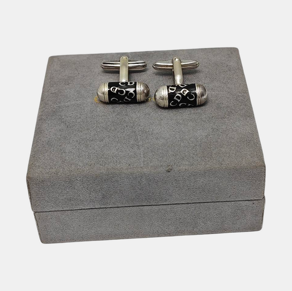 Metal Cufflink Silver