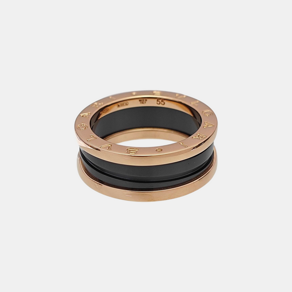 B.ZERO1 18k Rose Gold Ring EU 55