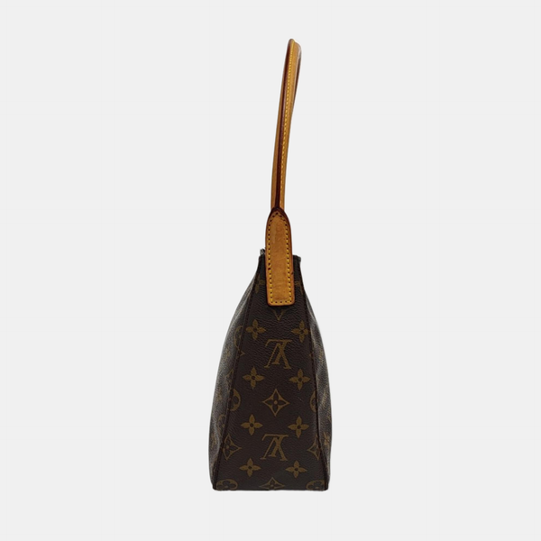 LOOPING MM Monogram Coated Canvas Brown