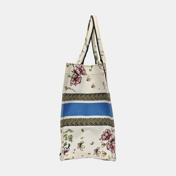 Book Tote Medium Canvas Multicolor