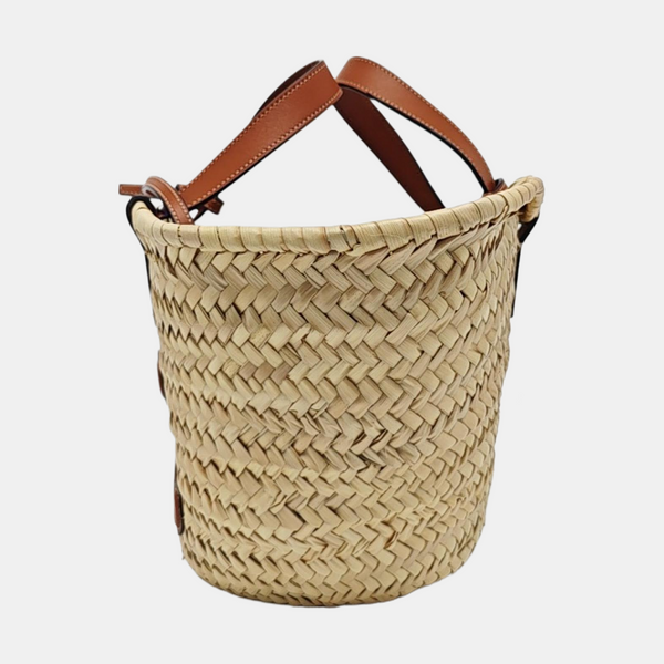 Straw Shoulder Bag Beige