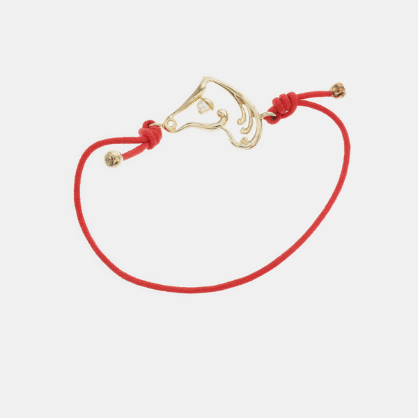 Fabric Red Bracelet