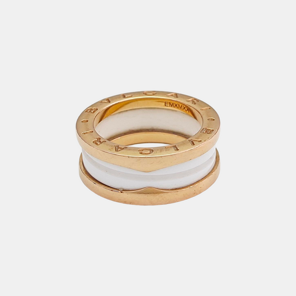 B.ZERO1 18k Rose Gold Ring EU 51