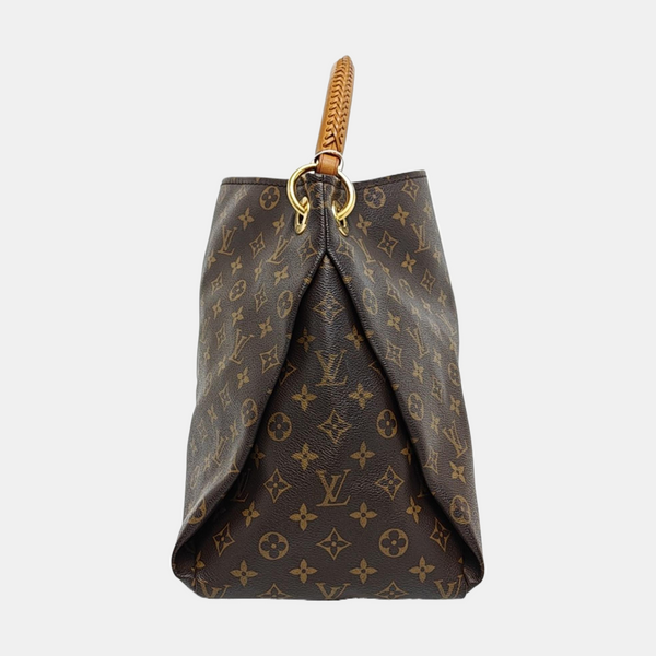 ARTSY MM Monogram Coated Canvas Brown