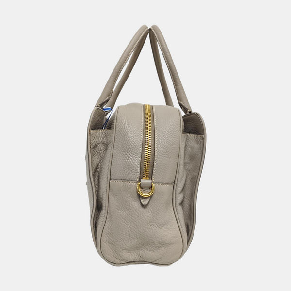 Calfskin Tote Bag Gray