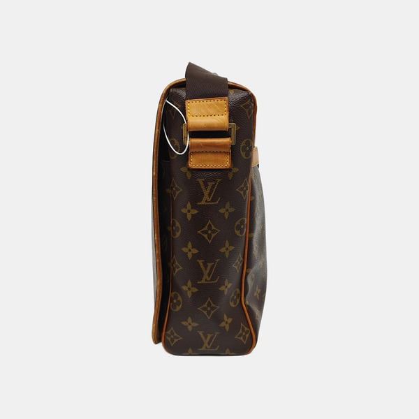VALMY Monogram Coated Canvas Brown