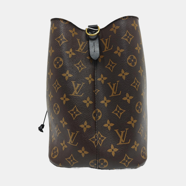 NÉONOÉ MM Monogram Coated Canvas Brown