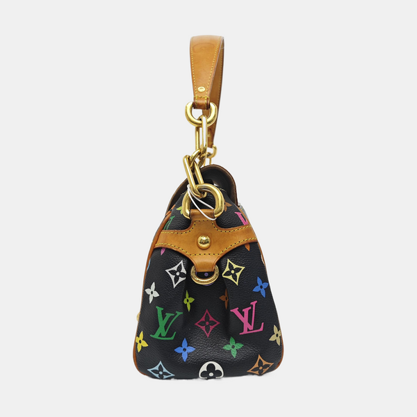 LV × TM BEVERLY MM Monogram Coated Canvas Black