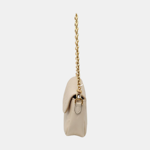 IVY Monogram Calfskin Beige