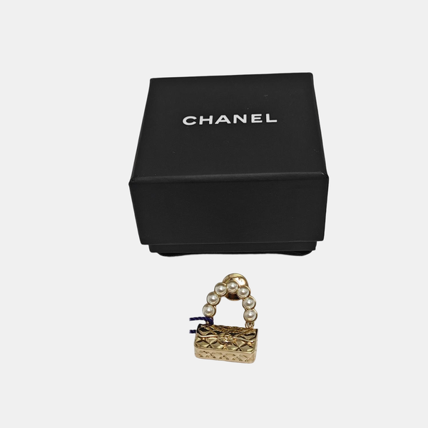Metal Gold Brooch