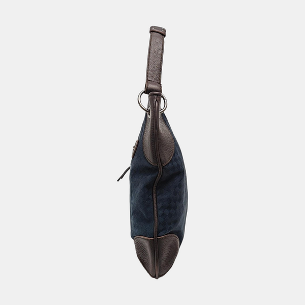Fabric Shoulder Bag Blue