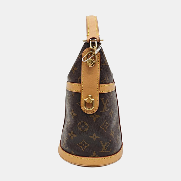 DUFFLE Monogram Coated Canvas Brown