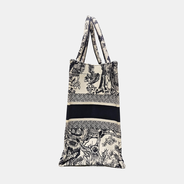 Book Tote Medium Canvas Blue