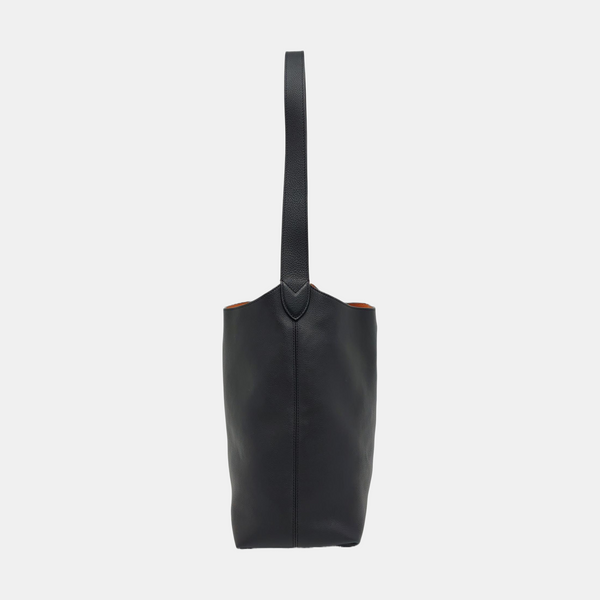 LOW KEY HOBO MM Monogram Calfskin Black