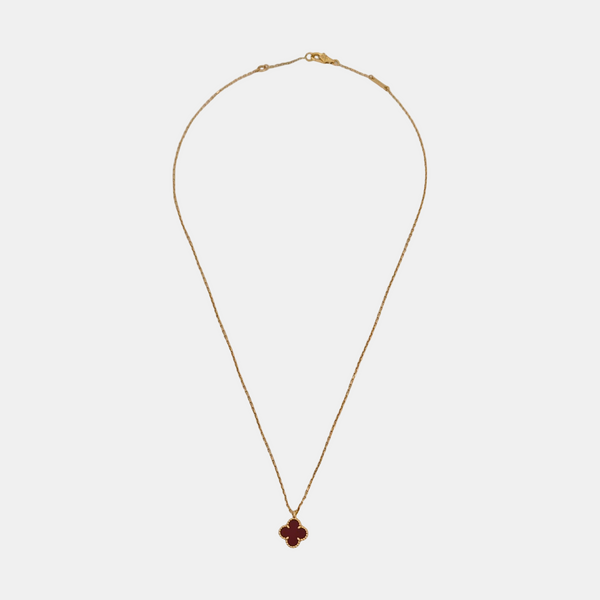 Sweet Alhambra 18k Rose Gold Necklace