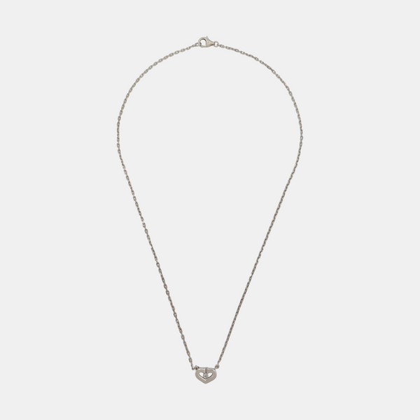 18k White Gold Silver Necklace
