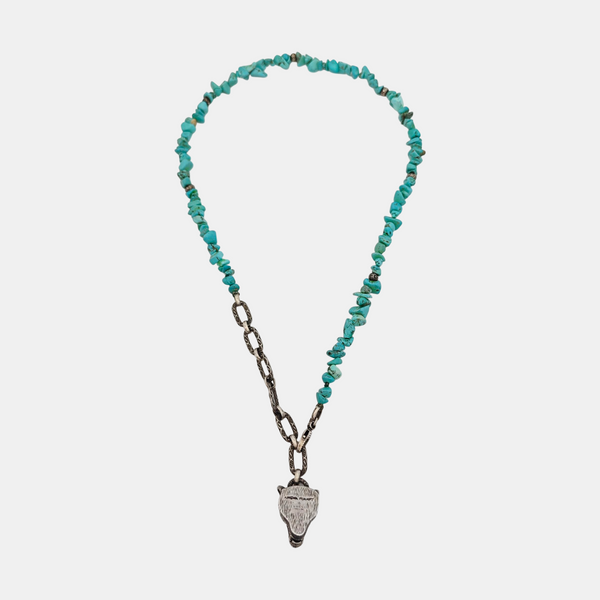 925 Sterling Silver Blue Necklace