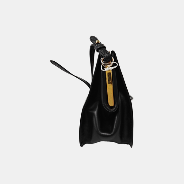 Light Frame Saffiano Calfskin Black