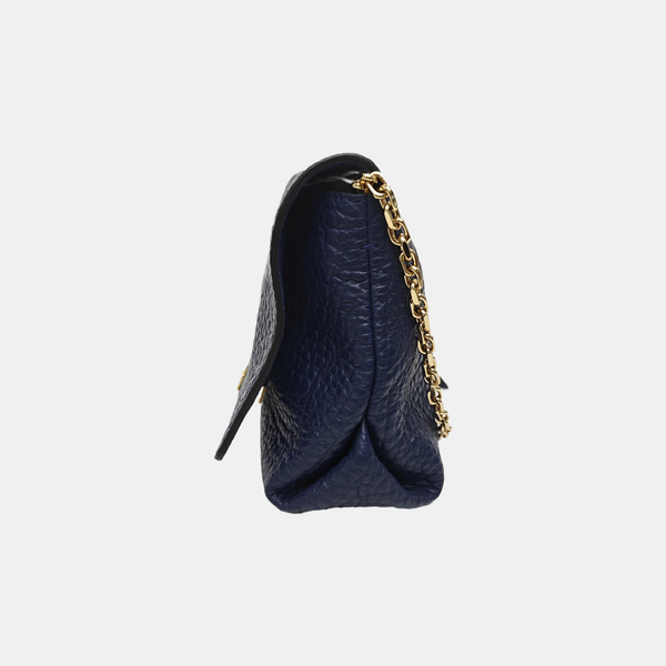 Langley Calfskin Blue