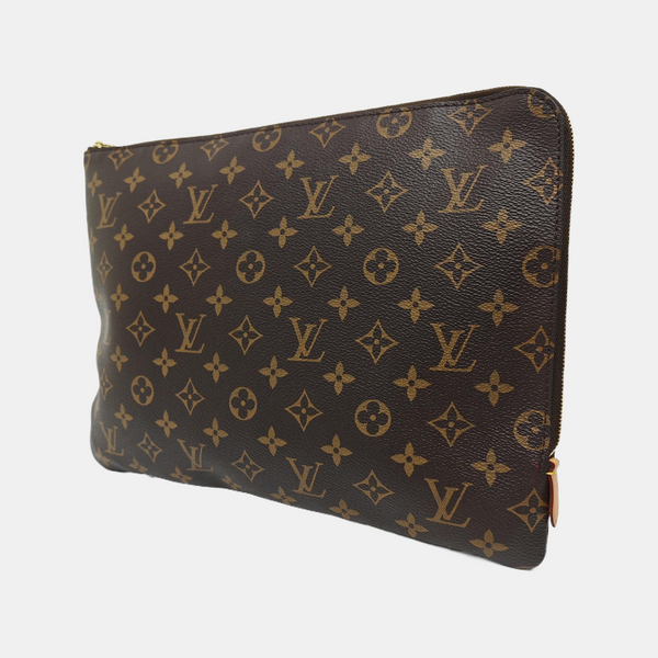 Etui Voyage MM Monogram Coated Canvas Brown