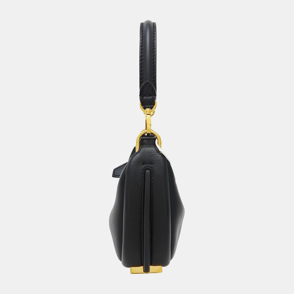 Calfskin Shoulder Bag Black