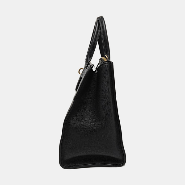 CITY STEAMER MM Calfskin Black
